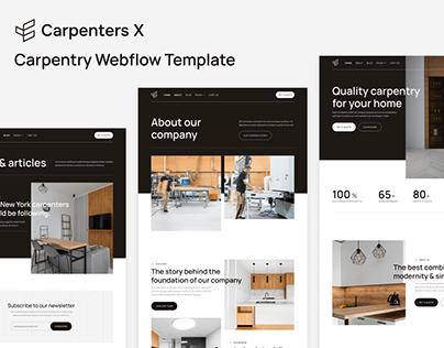 Carpenters X - Carpenter Webflow Template