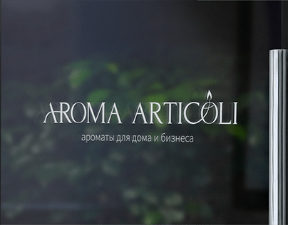 Logo design for the aroma shop