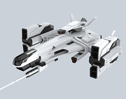 Airship concept 3D Model