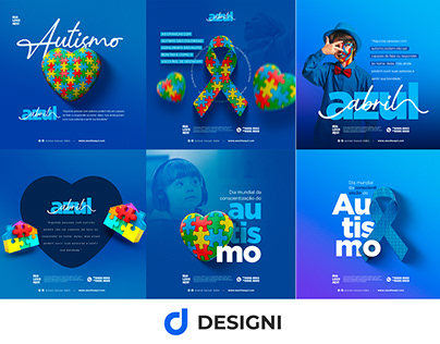Social Media - Abril Azul - Download Designi