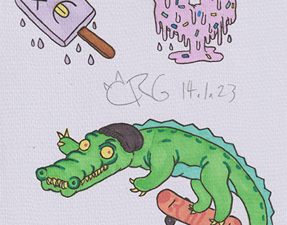 Croc Doodles
