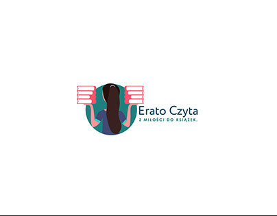 Logo design for Erato Czyta (Erato Reads).