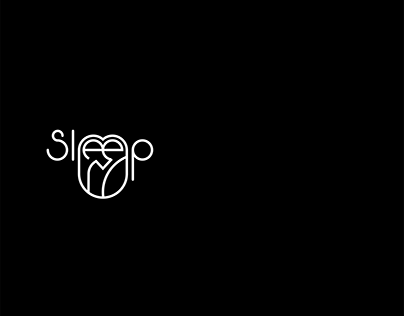Sleepy owl icon/logo