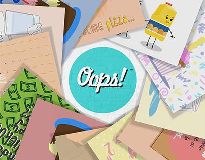Oops! Cards - Logo & Branding for Greeting Cards Brand