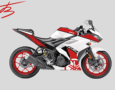 Yamaha R3 With FZR Inspired Livery