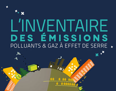 Infographie - L'inventaire des émissions polluants