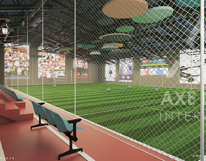 Football playground and squash in the Saudi ladies club