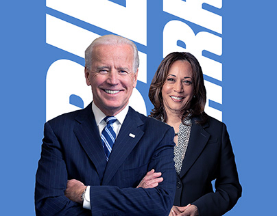 Biden Harris US Election Poster Design.