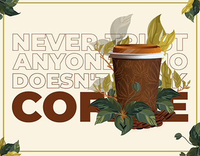 Personal Project - Coffee Illustrated Poster