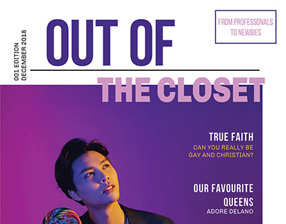 Out of the closet gay magazine