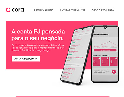 Landing Page - Banco Cora
