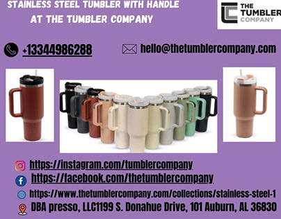 Stainless Steel Tumbler With Handle