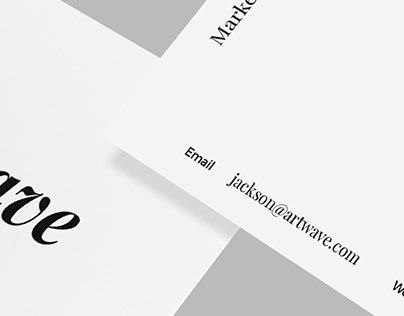 Business Card: Artwave (Concept)