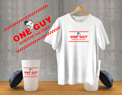 T-shirt and cup for a fan of Five Guys Fast-Food