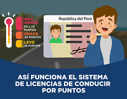 Sistema de puntos por licencia de Conducir - Sutran