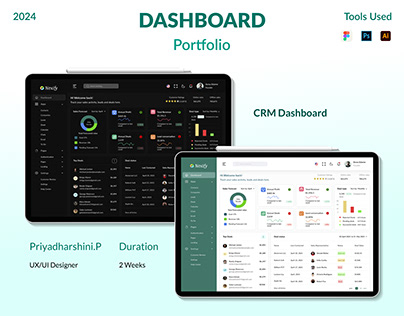 Project thumbnail - Nexify Empowering Relationships CRM Dashboard Project