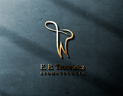 Stomatologia Trocewicz - projekt logotypu