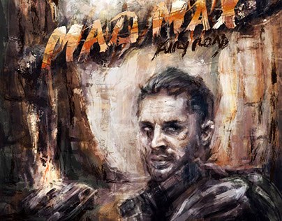 Digital Illustration - Mad Max movie poster
