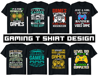 Gaming T shirt Design