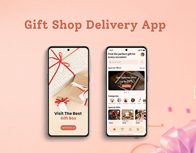 Gift Shop Mobile App Design