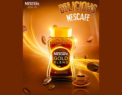 Gold :: :: videos, illustrations logos, branding Photos, Projects Nescafe and Behance