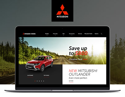 Mitsubishi Website Concept