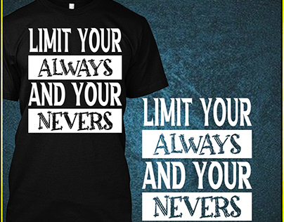 Limit Your Always And Your Nevers