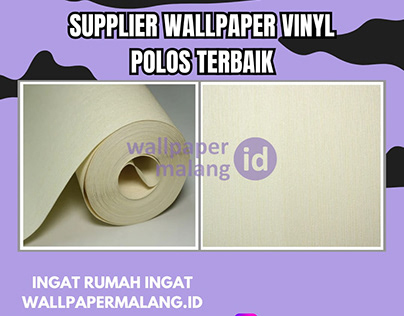 Supplier Wallpaper Vinyl Polos Malang