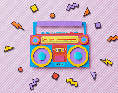 Boombox | stop motion animation