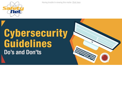 Safety Net - Cybersecurity and Guidelines Emailer
