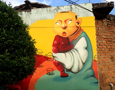 Mural en Siloé (Cali - Colombia)