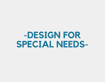 Application design for kids with special needs
