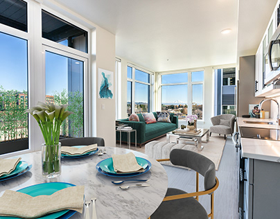 Virtual staging of an apt. Rediviva at the Waterfront