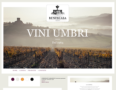Italian Winery website design