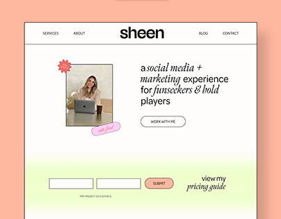 Sheen | Brand Identity & Website Design