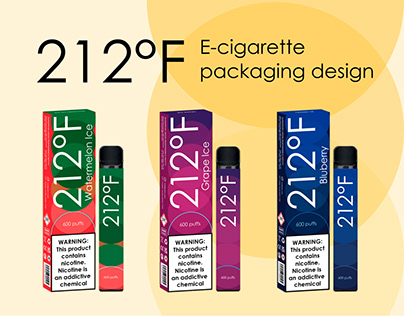 E-cigarette packaging design / 212°F