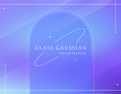 Glass Gaussian Animated Stream Package