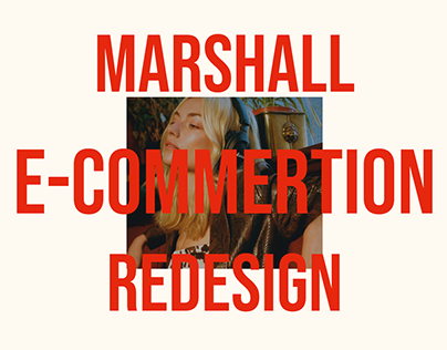 Marshall | E-commertion redesign