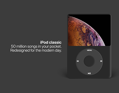 iPod classic redesign