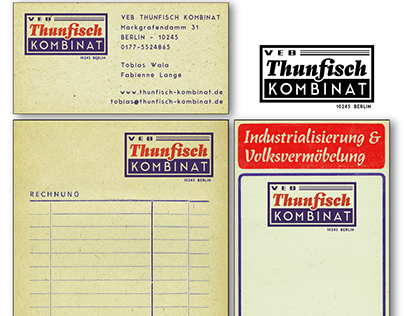 Branding - VEB Thunfisch Kombinat 01