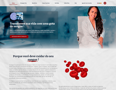 Landing Page - Analise de Sangue Vivo