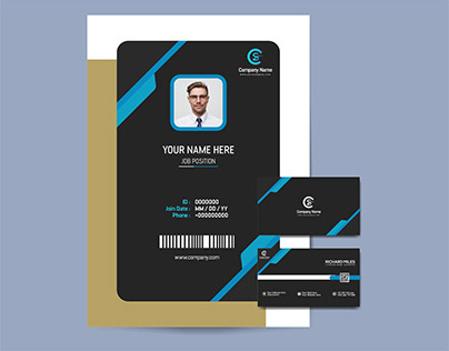 Double sided Creative Business Card and ID card design