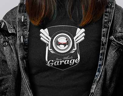 Garage. Automobile club brand