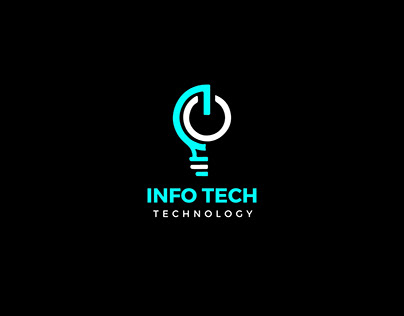 Info Tech Technology Logo Design