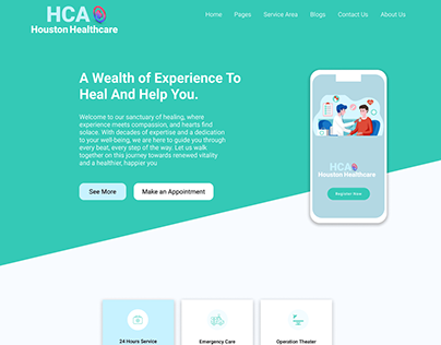 HCA Healthcare Website Template