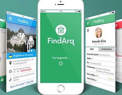 FindArq | App interface