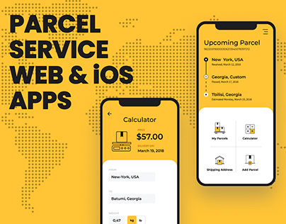 Parcel Service Web and iOS apps