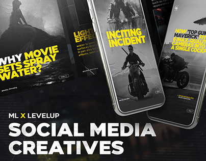 LevelUp Filmmaking - Social Media Creatives