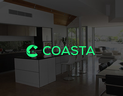 Coasta Real Estate Logo design ,brand guidelines