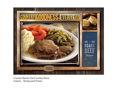 Cracker Barrel Old Country Store - Winter Campaign